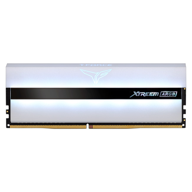 Модуль памяти DDR4 TEAMGROUP T-Force Xtreem ARGB 32GB (2x16GB) 3600MHz CL18 (18-22-22-42) 1.35V / TF13D432G3600HC18JDC01 / White