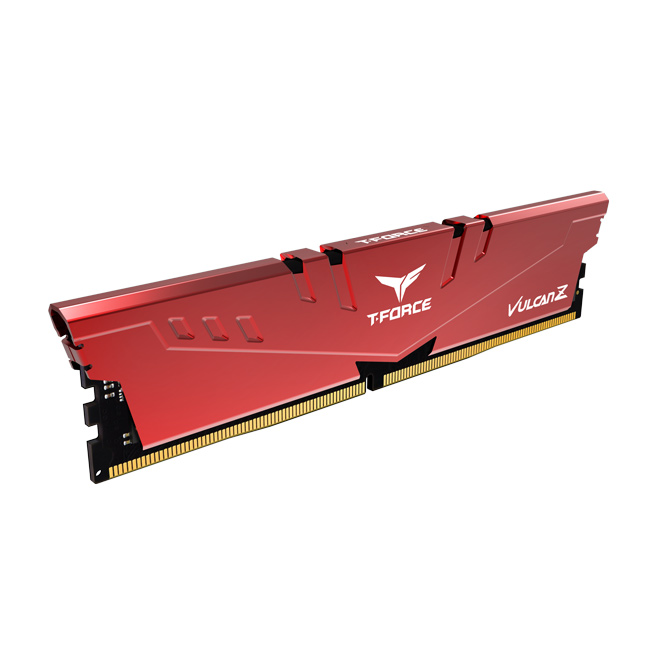 Модуль памяти DDR4 TEAMGROUP T-Force Vulcan Z 32GB (2x16GB) 3200MHz CL16 (16-20-20-40) 1.35V / TLZRD432G3200HC16FDC01 / Red