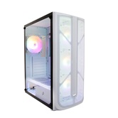 Корпус 1STPLAYER FIREBASE X4 White / ATX, TG / 4x120mm LED fans inc. / X4-WH-4F1-W