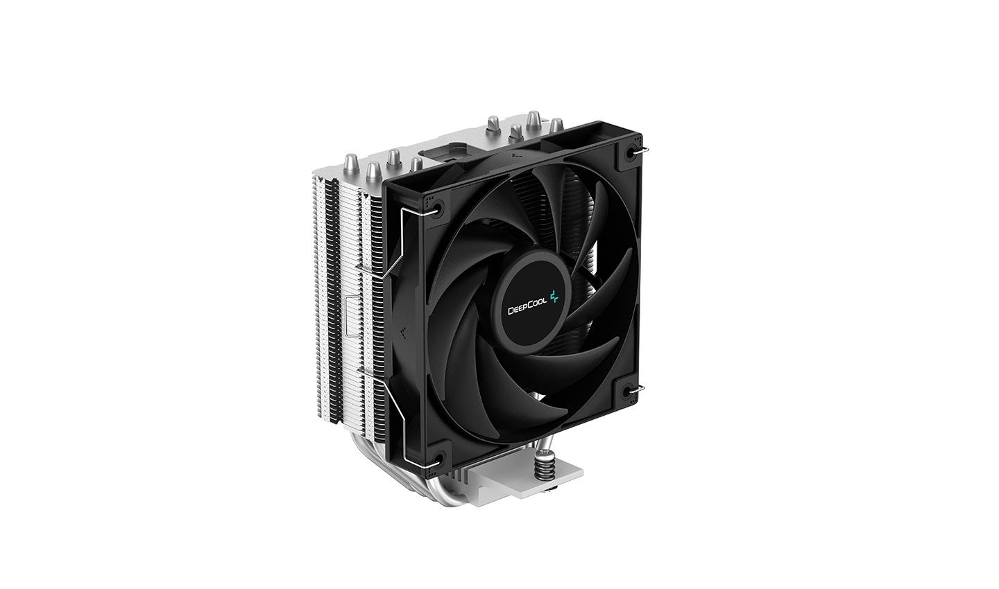 Кулер DEEPCOOL AG400 LGA1700/1200/115X/AM5/AM4 (18шт/кор, TDP 220W, PWM, Fan 120mm, 4 тепл. трубки, черный) RET