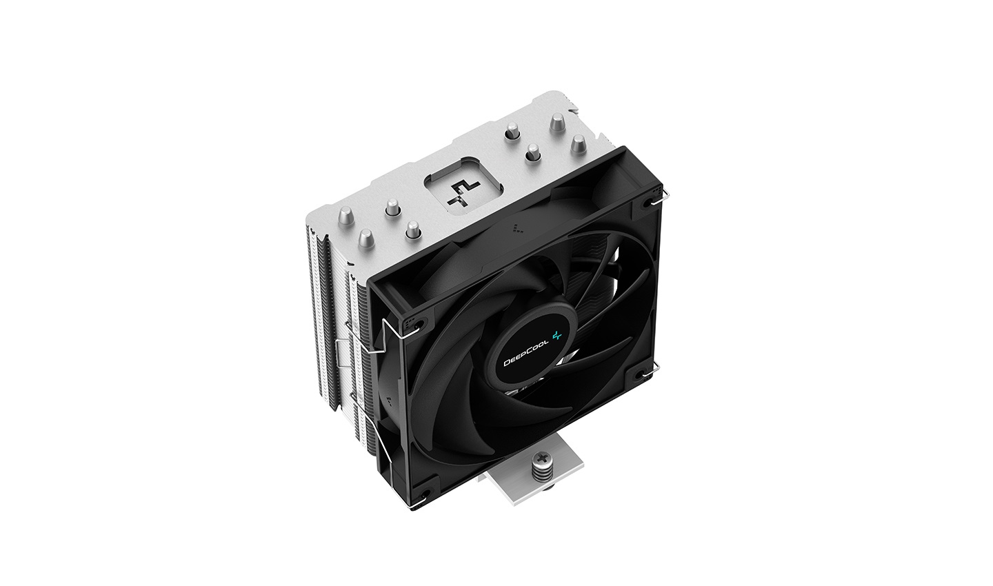 Кулер DEEPCOOL AG400 LGA1700/1200/115X/AM5/AM4 (18шт/кор, TDP 220W, PWM, Fan 120mm, 4 тепл. трубки, черный) RET