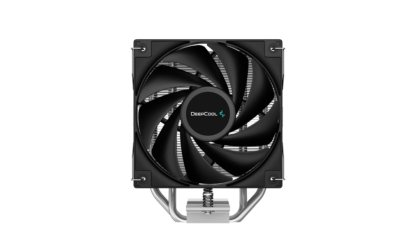 Кулер DEEPCOOL AG400 LGA1700/1200/115X/AM5/AM4 (18шт/кор, TDP 220W, PWM, Fan 120mm, 4 тепл. трубки, черный) RET