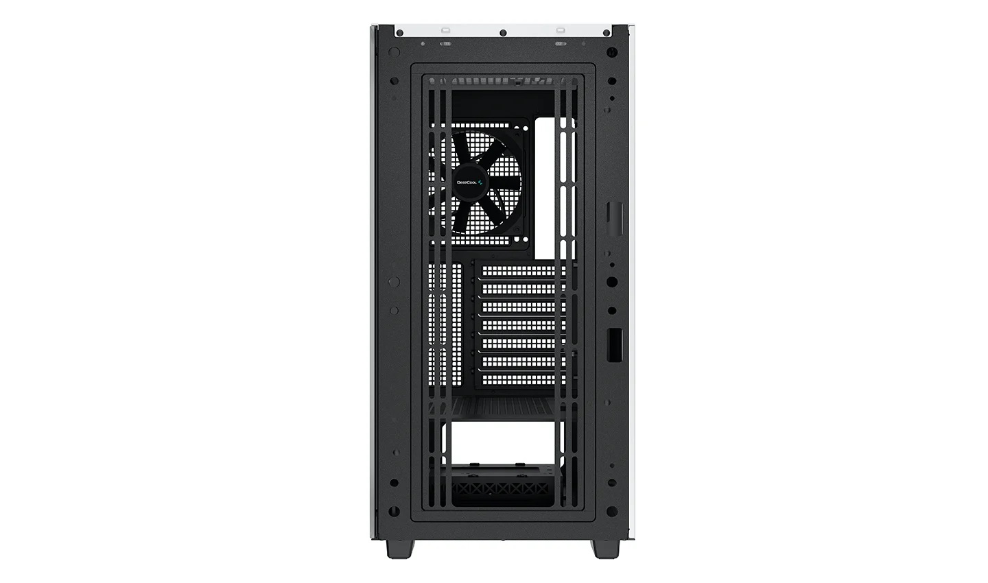 Корпус Deepcool CH510 WH без БП, боковое окно (закаленное стекло), 1x120мм вентилятор сзади, белый, ATX