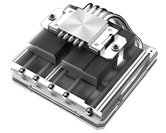 Кулер ID-COOLING IS-55 ARGB WHITE LGA1700/1200/115X/AM5/AM4 низкопрофильный высота 55mm (27шт/кор, TDP 125W, PWM, 5 тепл.трубок + медная база, ARGB FAN 120mm, белый) BOX