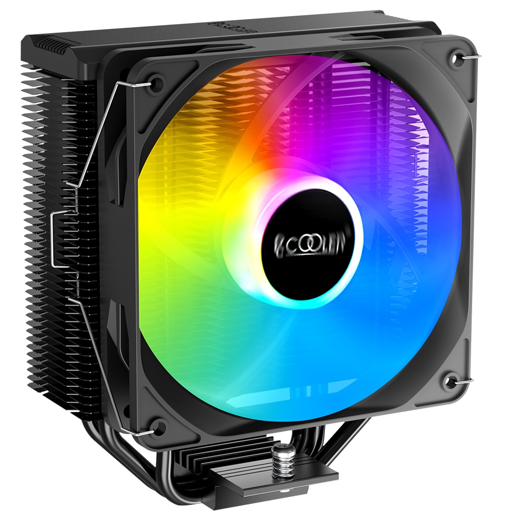 Кулер PCCooler Paladin EX300S S115X/1200/1700/AM4 (24 шт/кор, TDP 125W, 120mm PWM Dynamic Multi-Color LED, 3 тепловые трубки 6мм, 400-1800RPM, 28,6dBa)