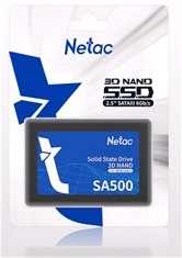 Накопитель SSD Netac 2,5" SATA-III SA500 512GB NT01SA500-512-S3X TLC