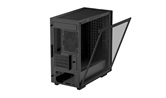 Корпус Deepcool CH370 без БП, боковое окно (закаленное стекло), черный, mATX