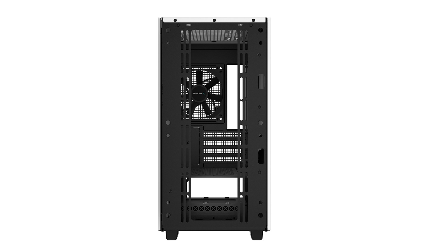 Корпус Deepcool CH370 WH без БП, боковое окно (закаленное стекло), белый, mATX