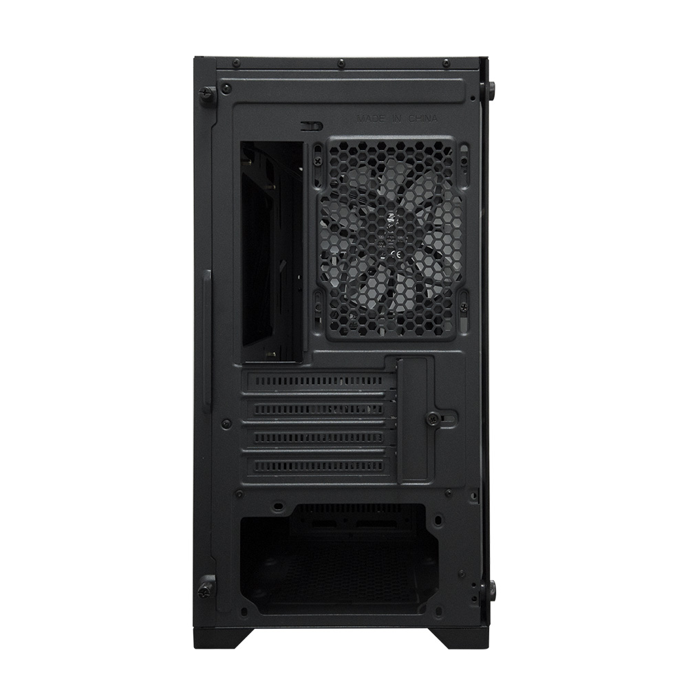 Корпус 1STPLAYER TRILOBITE T5 Black / mATX, TG / 4x120mm LED fans inc. / T5-BK-4F1