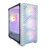 Корпус 1STPLAYER TRILOBITE T5 White / mATX, TG / 4x120mm LED fans inc. / T5-WH-4F1-W