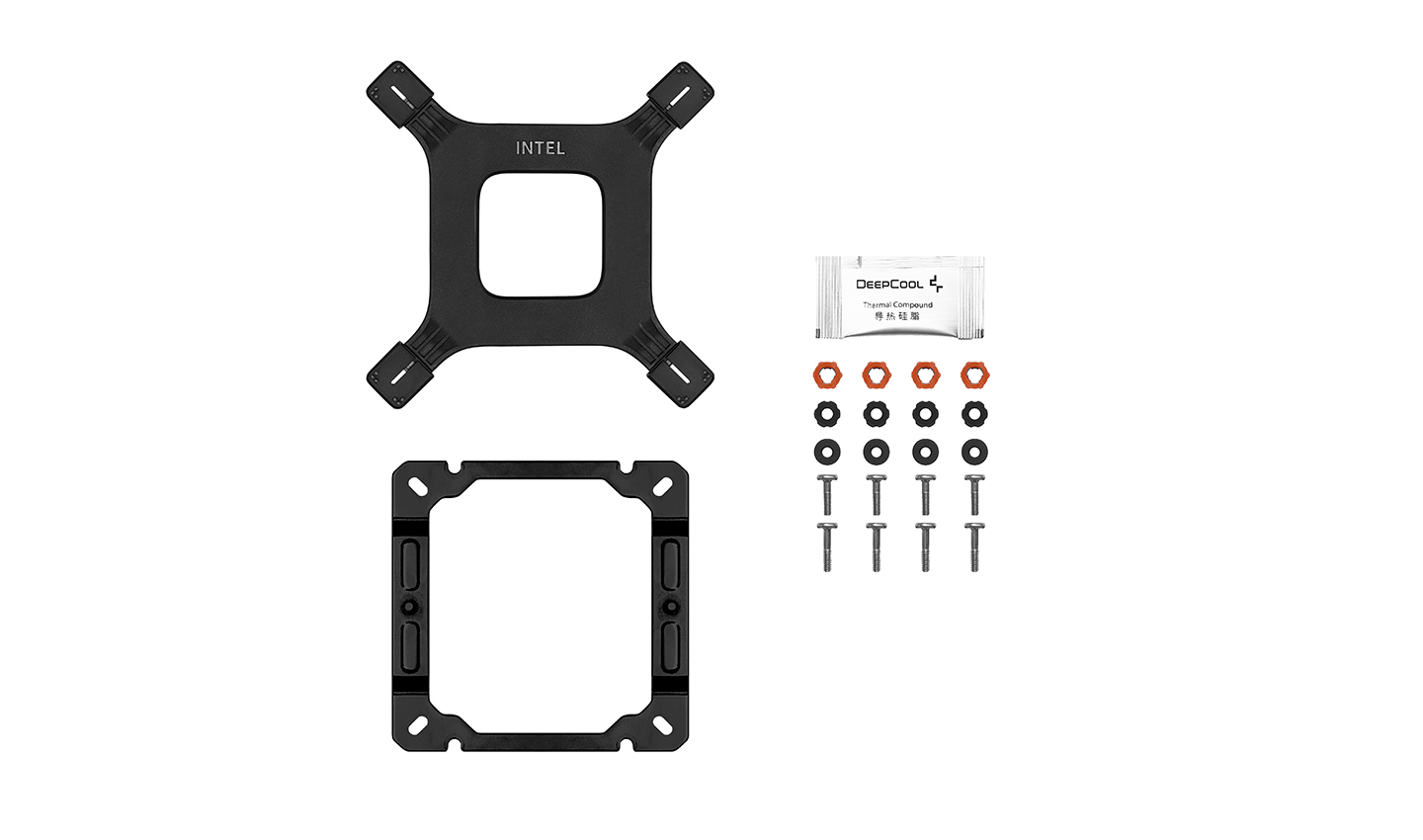 Кулер DEEPCOOL AG400 BK ARGB LGA1700/1200/115X/AM5/AM4 (18шт/кор, TDP 220W, PWM, ARGB Fan 120mm, 4 тепл. трубки, черный) RET