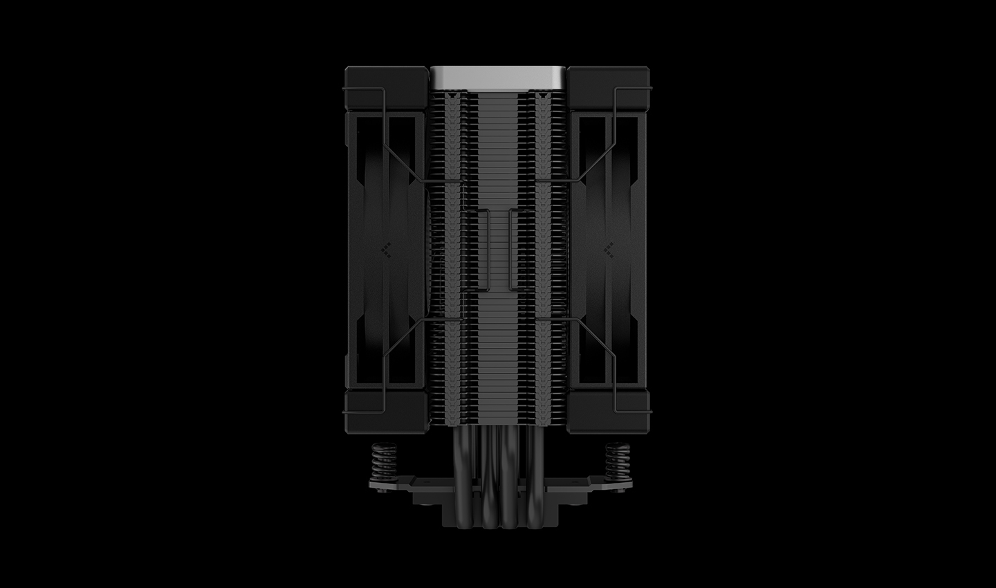 Кулер DEEPCOOL AK400 ZERO DARK PLUS LGA1700/1200/115X/AM5/AM4 (12шт/кор, TDP 260W, PWM, DUAL Fan 120mm, 4 тепл. трубки, черный) RET