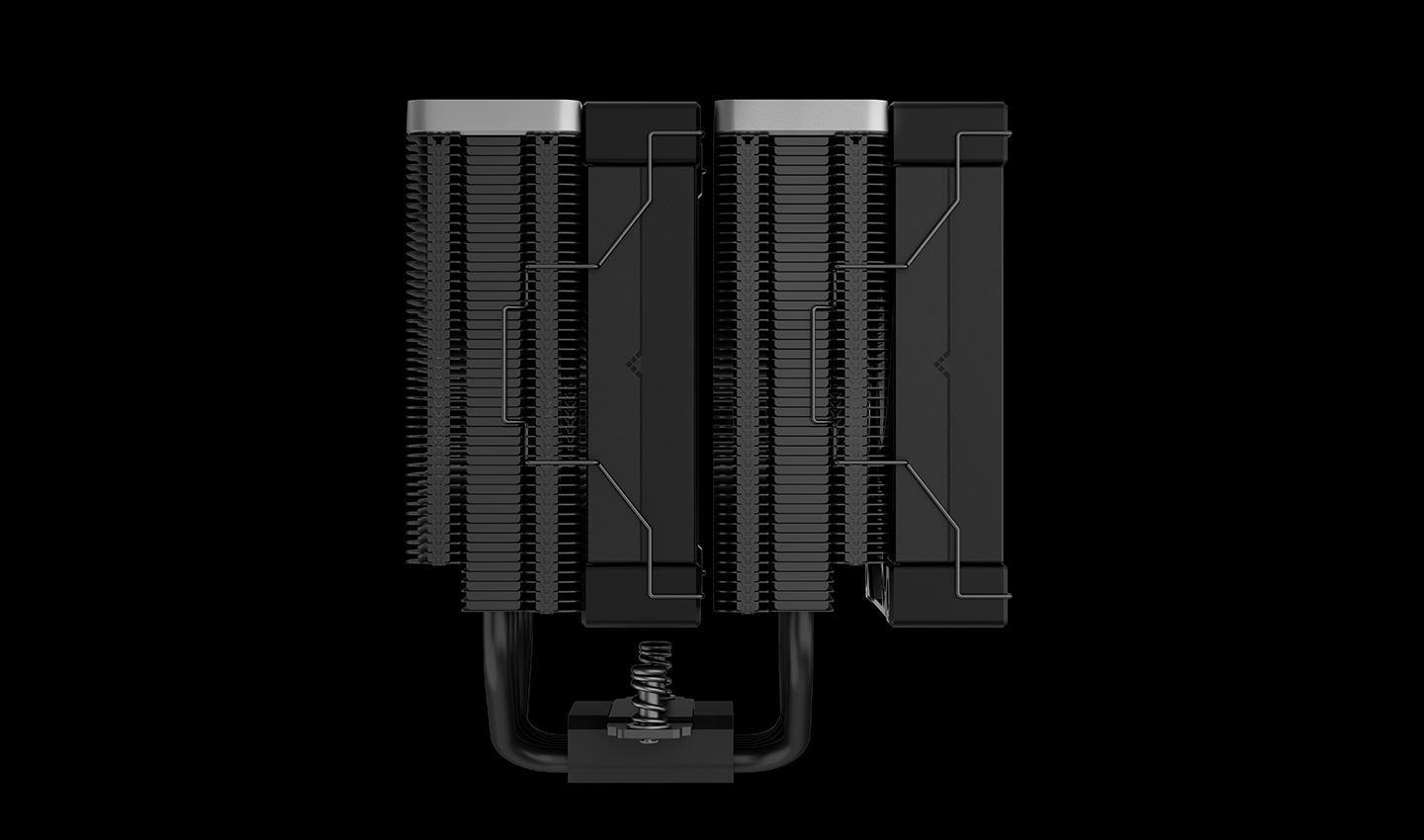 Кулер DEEPCOOL AK620 ZERO DARK LGA20XX/1700/1200/115X/AM5/AM4 (8шт/кор, TDP 260W, PWM, DUAL Fan 120mm, 6 тепл. трубок, черный) RET