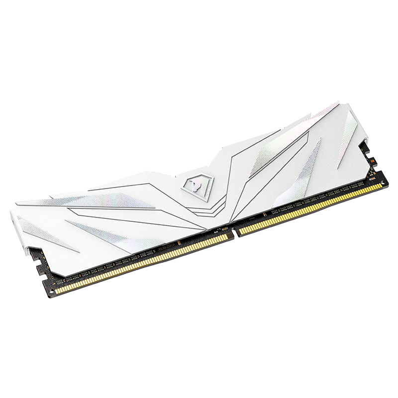 Модуль памяти DDR4 Netac Shadow II 16GB (2x8GB) 3200MHz CL16 1.35V / NTSWD4P32DP-16W / White / with radiator