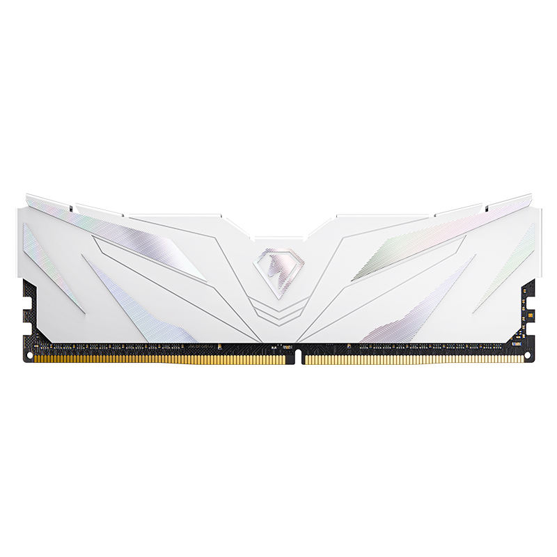 Модуль памяти DDR4 Netac Shadow II 16GB 3200MHz CL16 1.35V / NTSWD4P32SP-16W / White / with radiator