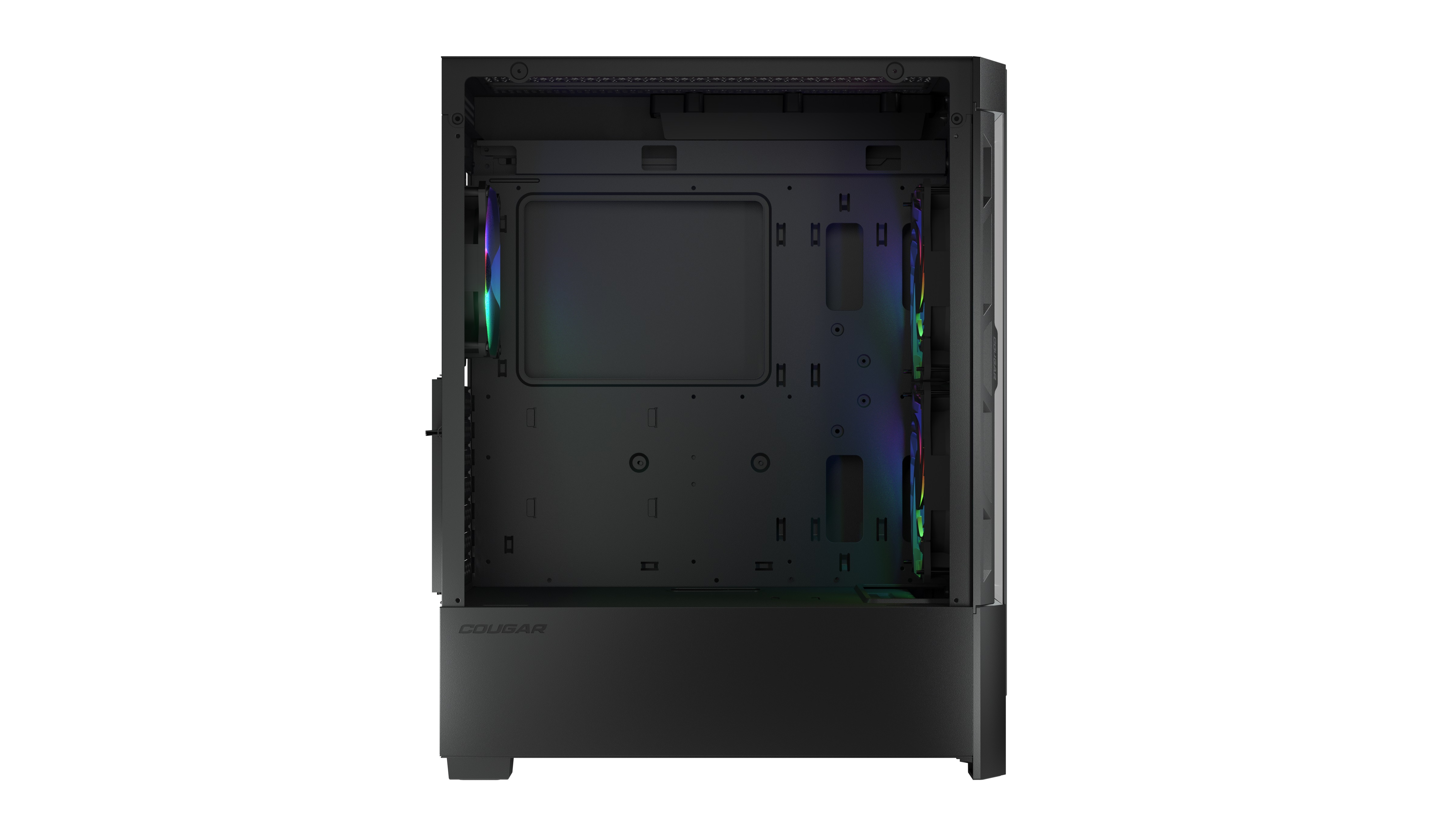 Корпус Cougar Airface RGB Black, 2х140mm + 1x120mm ARGB Fan, ARGB Fan Hub, без БП, черный, ATX