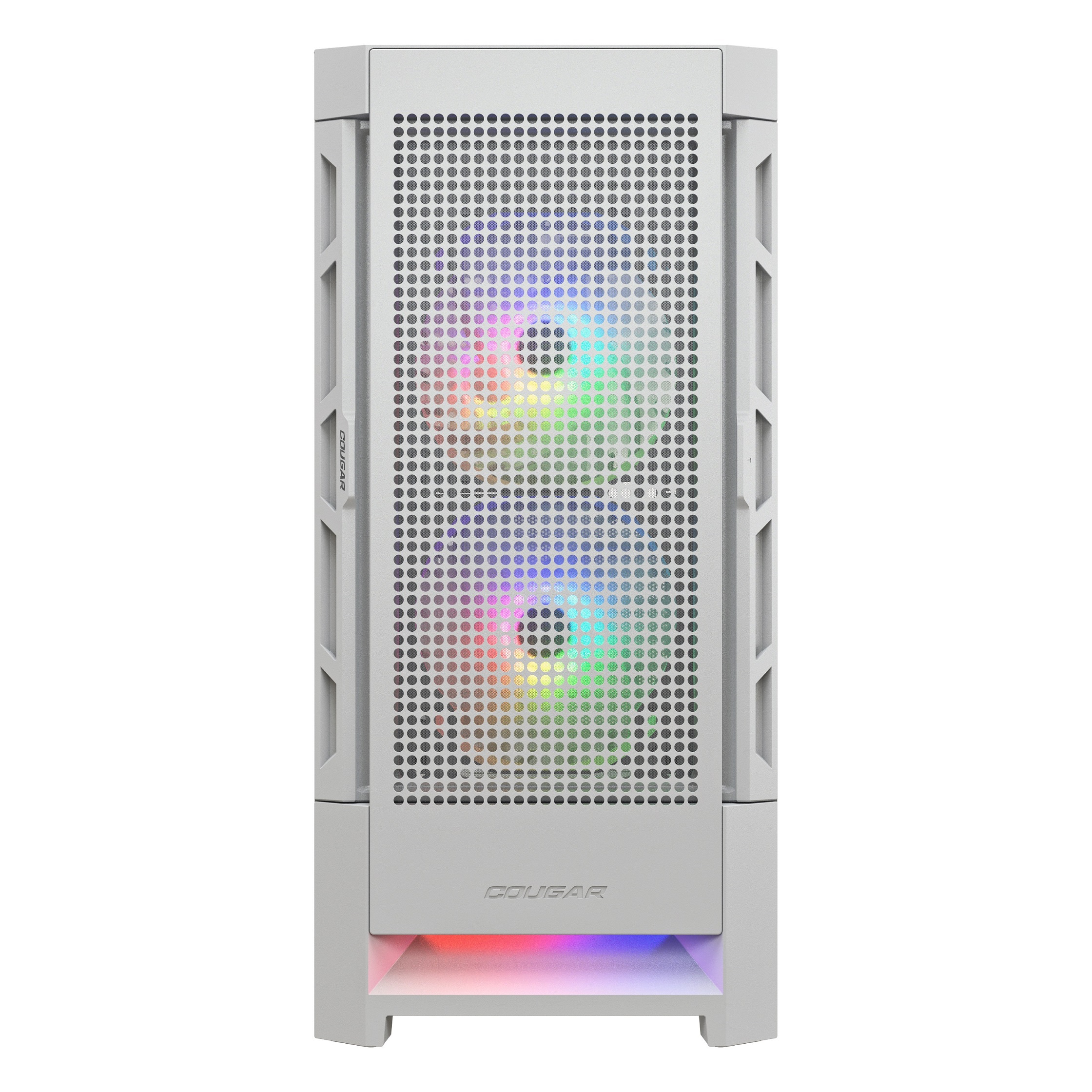 Корпус Cougar Airface RGB White, 2х140mm + 1x120mm ARGB Fan, ARGB Fan Hub, без БП, белый, ATX