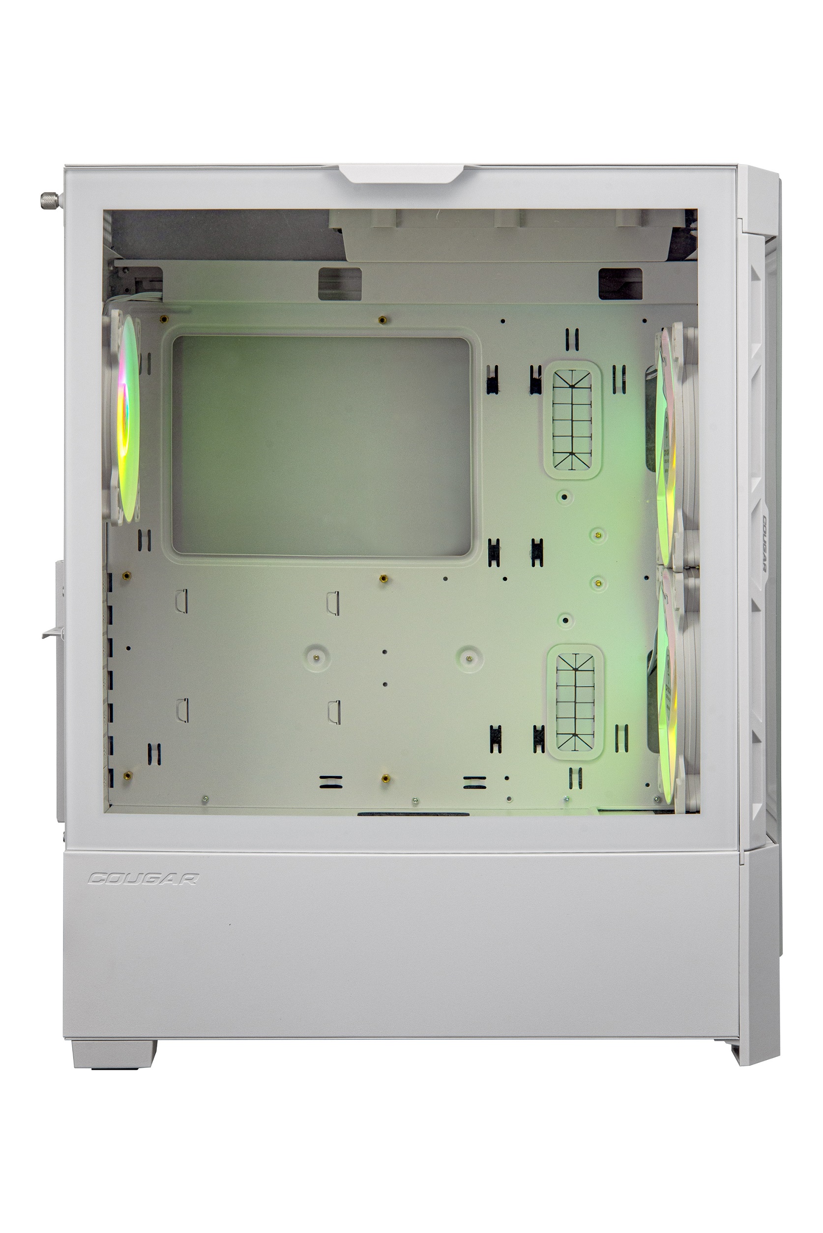 Корпус Cougar Airface RGB White, 2х140mm + 1x120mm ARGB Fan, ARGB Fan Hub, без БП, белый, ATX