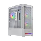 Корпус Cougar Airface RGB White, 2х140mm + 1x120mm ARGB Fan, ARGB Fan Hub, без БП, белый, ATX