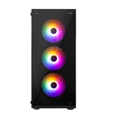 Корпус 1STPLAYER FIRE DANCING V7 / ATX, TG / 4x120mm LED fans inc. / V7-4F1