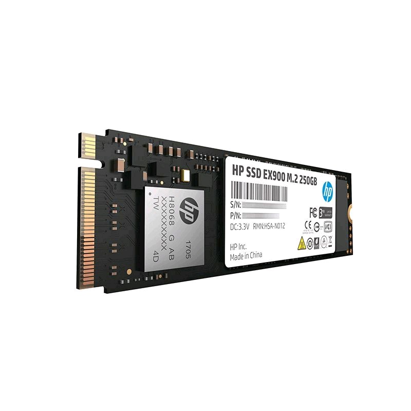 Накопитель SSD HP M.2 2280 NVMe PCIe EX900 250GB (Heat sink) 2YY43AA#ABB