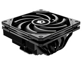 Кулер ID-COOLING IS-55 BLACK LGA1700/1200/115X/AM5/AM4 низкопрофильный высота 55mm (18шт/кор, TDP 125W, PWM, 5 тепл.трубок + медная база, FAN 120mm, черный) BOX