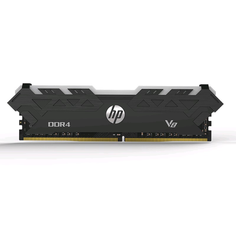 Модуль памяти DDR4 HP V8 RGB 8GB 3600MHz CL18 (18-22-22-42)  Black Heatsink 7EH92AA#ABB