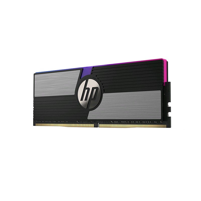 Модуль памяти DDR4 HP V10 RGB 16GB (2x8GB) 3600MHz CL18 (18-22-22-22)  Black Heatsink 48U53AA#ABB