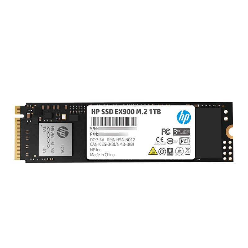 Накопитель SSD HP M.2 2280 NVMe PCIe EX900 1Tb (Heat sink) 5XM46AA#ABB