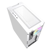 Корпус Powercase Mistral Evo White, Tempered Glass, 1x 120mm PWM ARGB fan + ARGB Strip + 3x 120mm PWM non LED fan, белый, ATX  (CMIEW-F4S)