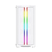 Корпус Powercase Mistral Evo White, Tempered Glass, 1x 120mm PWM ARGB fan + ARGB Strip + 3x 120mm PWM non LED fan, белый, ATX  (CMIEW-F4S)