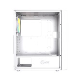 Корпус Powercase Mistral Evo White, Tempered Glass, 1x 120mm PWM ARGB fan + ARGB Strip + 3x 120mm PWM non LED fan, белый, ATX  (CMIEW-F4S)