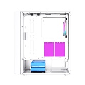 Корпус Powercase Mistral Evo White, Tempered Glass, 1x 120mm PWM ARGB fan + ARGB Strip + 3x 120mm PWM non LED fan, белый, ATX  (CMIEW-F4S)