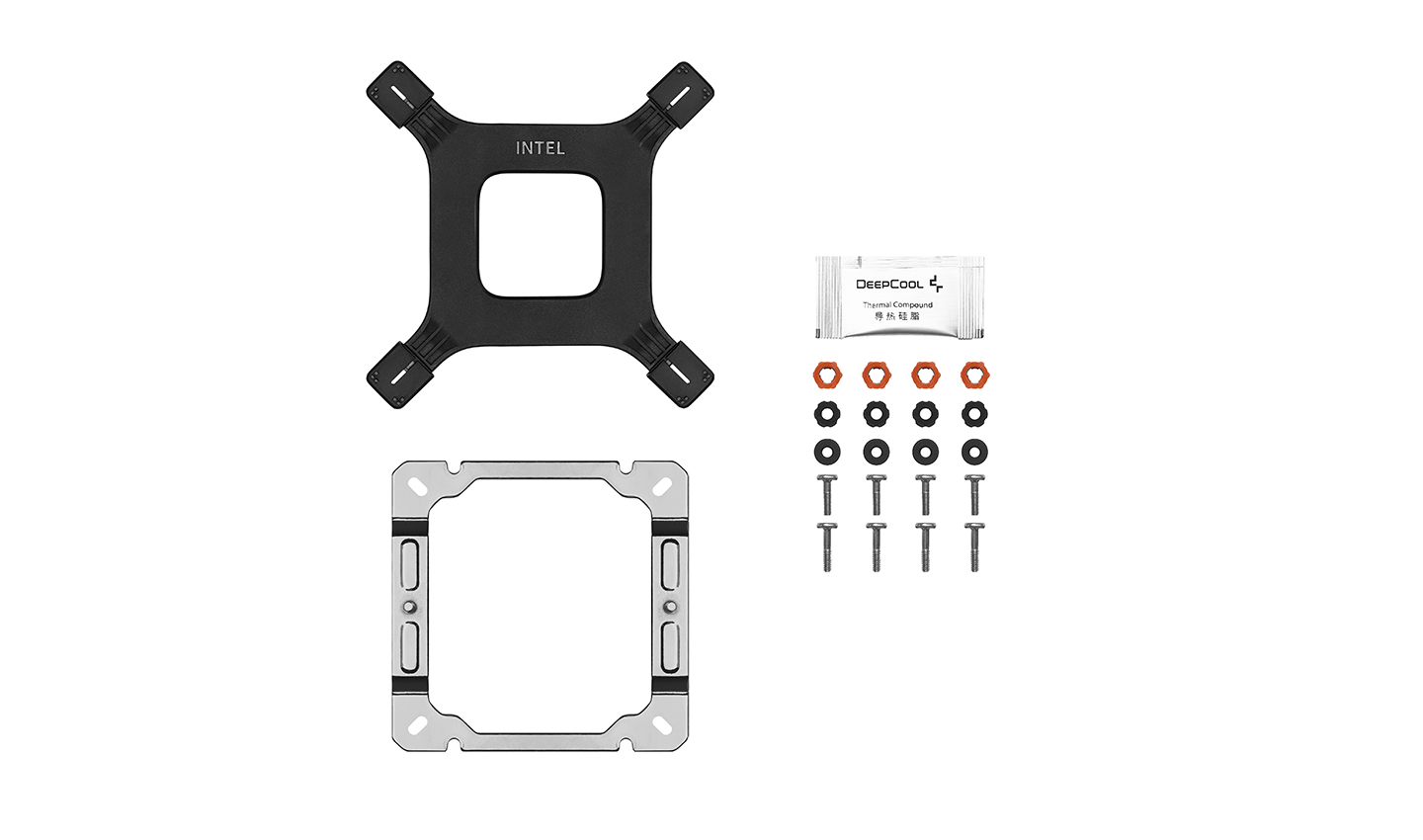 Кулер DEEPCOOL AG500 WH ARGB LGA1700/1200/115X/AM5/AM4 (12шт/кор, TDP 240W, PWM, ARGB Fan 120mm, 5 тепл. трубок, белый) RET