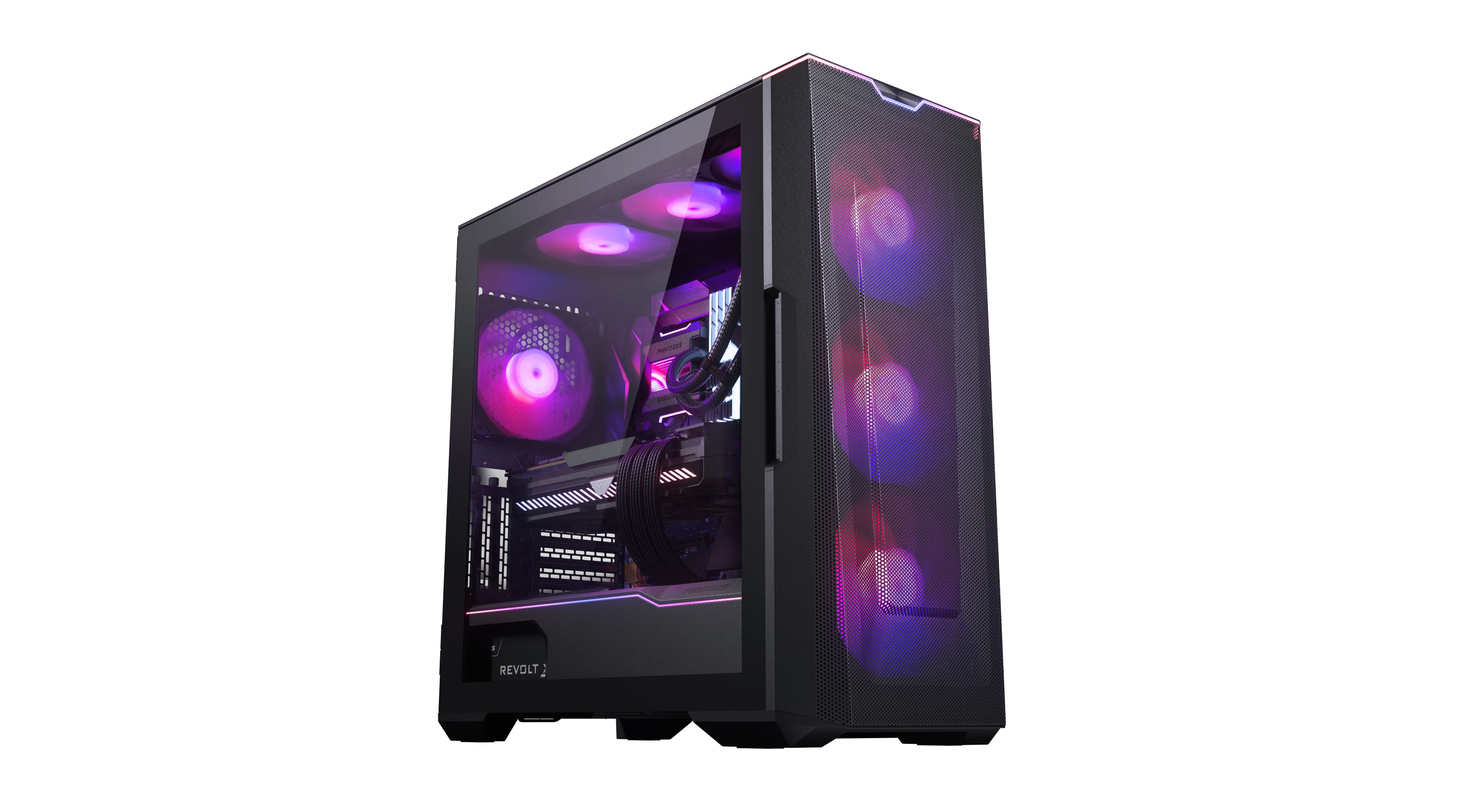 Корпус PHANTEKS Eclipse G500A, Black, 3х 140mm ARGB Fan, Tempered Glass, Mid-Tower / PH-EC500GA_DBK01A_RU