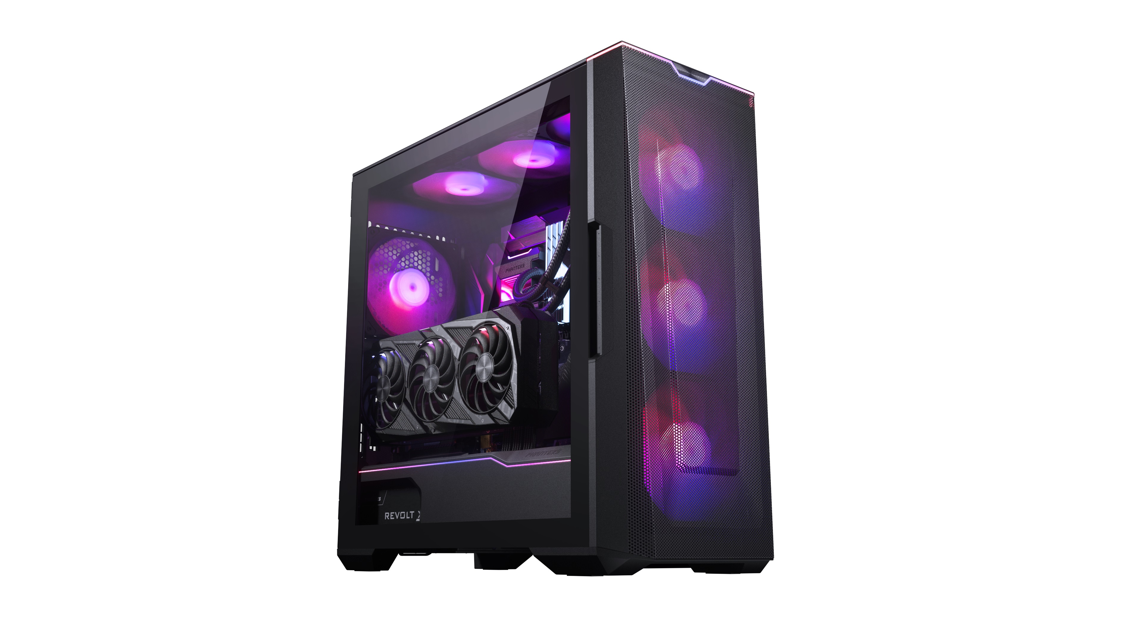 Корпус PHANTEKS Eclipse G500A, Black, 3х 140mm ARGB Fan, Tempered Glass, Mid-Tower / PH-EC500GA_DBK01A_RU