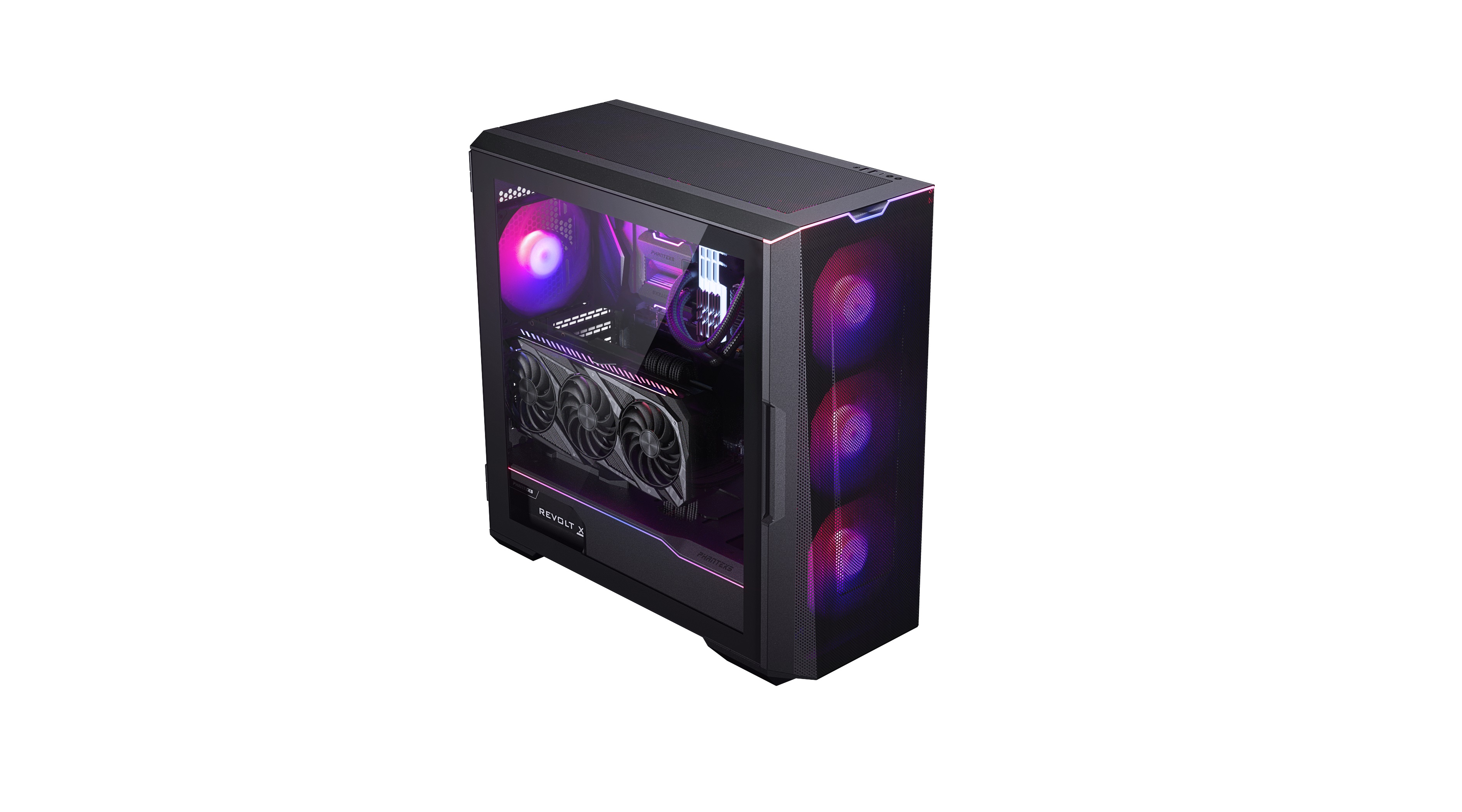 Корпус PHANTEKS Eclipse G500A, Black, 3х 140mm ARGB Fan, Tempered Glass, Mid-Tower / PH-EC500GA_DBK01A_RU