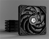 Вентилятор ID-COOLING NO-12015-XT BLACK 120x120x15мм (40шт./кор, PWM, Low Noise, супер-тонкий, резиновые углы, черный, 700-2000об/мин)  BOX