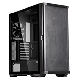 Корпус ZALMAN Z10, без БП, боковое окно (закаленное стекло), черный,  ATX