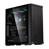 Корпус ZALMAN Z10, без БП, боковое окно (закаленное стекло), черный,  ATX