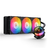 Комплект водяного охлаждения JONSBO TW7-360 ARGB Black LGA 2011/1700/1200/115X/AM4 (4шт/кор, TDP 300W, ARGB FAN and PUMP, PWM, TRIPLE FAN 120mm) RET