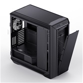 Корпус JONSBO D500 Black без БП, боковая панель из закаленного стекла, ARGB LED-strips, mini-ITX, micro-ATX, ATX, EATX, черный