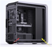 Корпус JONSBO D500 Silver без БП, боковая панель из закаленного стекла, ARGB LED-strips, mini-ITX, micro-ATX, ATX, EATX, серебрянный