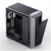 Корпус JONSBO D500 Silver без БП, боковая панель из закаленного стекла, ARGB LED-strips, mini-ITX, micro-ATX, ATX, EATX, серебрянный