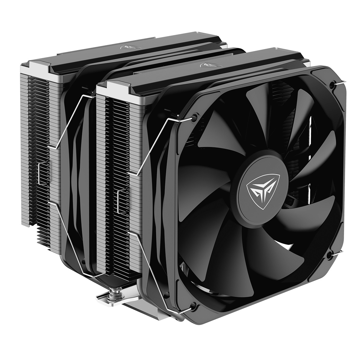 Кулер PCCooler G6 BK  S115X/1200/1700/20XX /AM4/AM5 (8 шт/кор, TDP 250W, 2x130mm PWM FAN, 6 тепловых трубок 6мм, 400-1600RPM, 10-29dBa)