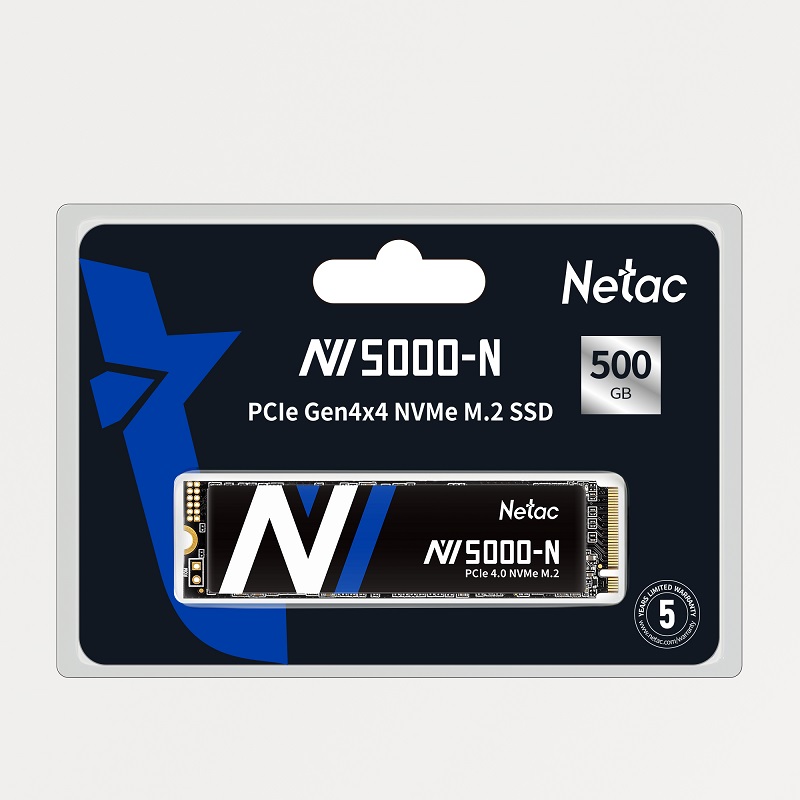 Накопитель SSD Netac M.2 2280 NV5000-N NVMe PCIe 500GB NT01NV5000N-500-E4X