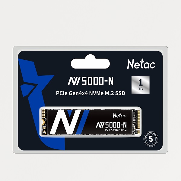 Накопитель SSD Netac M.2 2280 NV5000-N NVMe PCIe 1TB NT01NV5000N-1T0-E4X