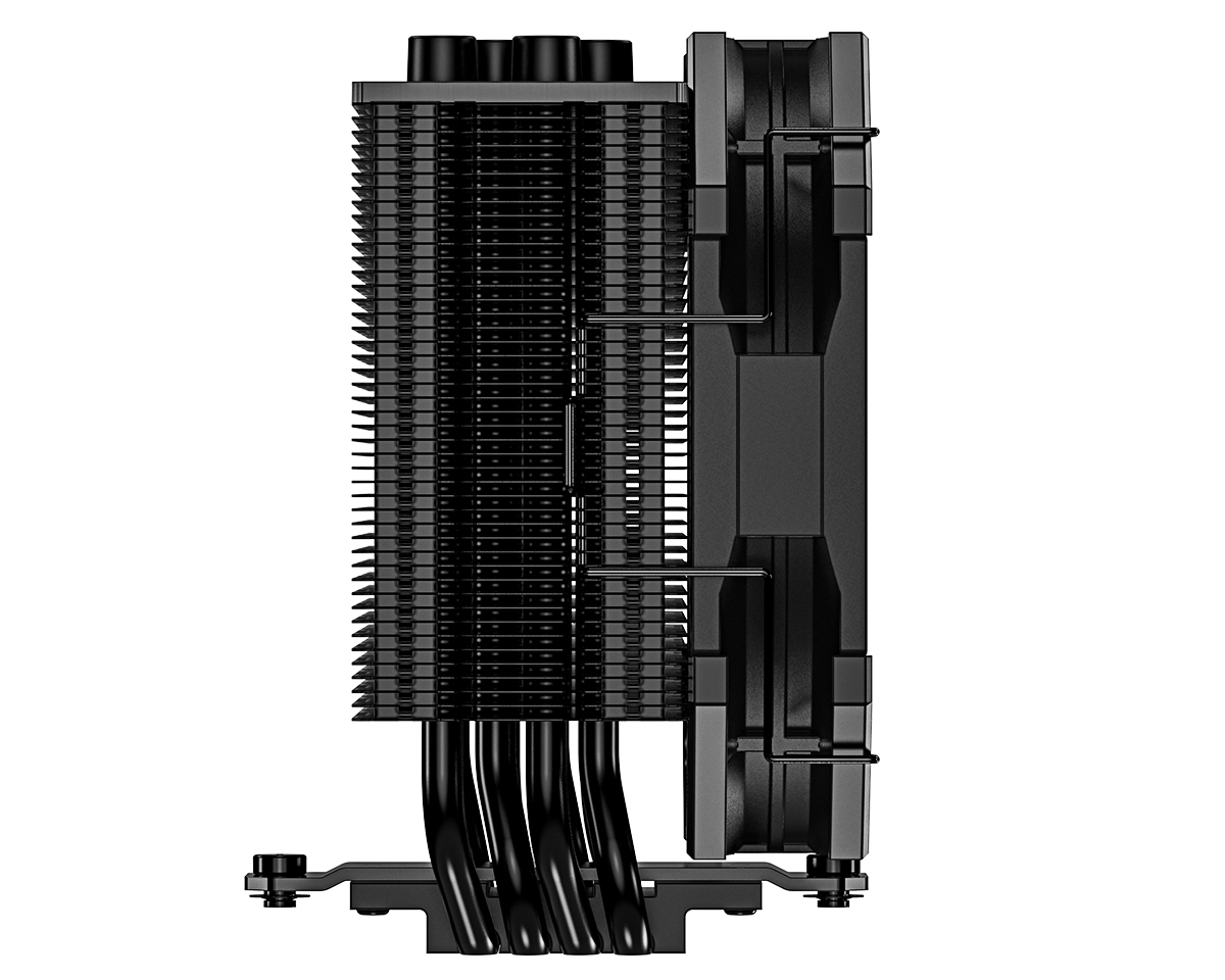 Кулер ID-COOLING SE-224-XTS MINI BLACK LGA1700/1200/115X/AM5/AM4 (10шт/кор, TDP 180W, PWM, 4 тепл.трубки прямого контакта, FAN 120mm) RET