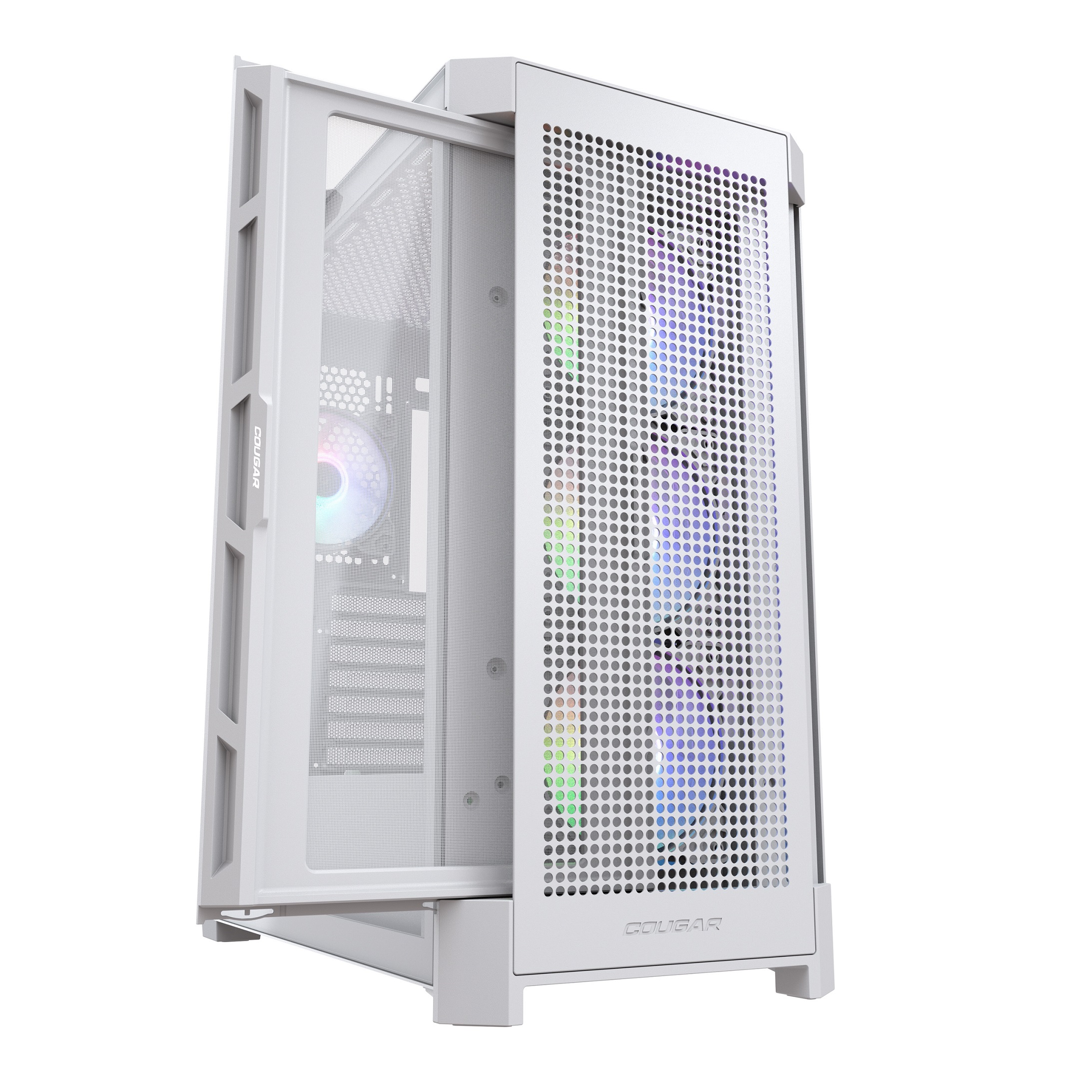 Корпус Cougar Airface Pro RGB White, 4х120mm ARGB Fan, ARGB Fan Hub, без БП, белый, E-ATX