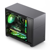 Корпус JONSBO D31 STD Black без БП, боковая панель из закаленного стекла, mini-ITX, micro-ATX, черный